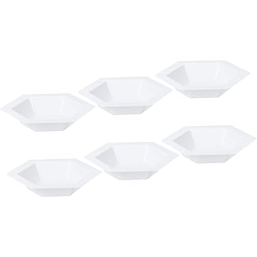 4 Set Navicelle Di Pesatura Laboratorio - 50 Pezzi Per Misurazioni Accurate | Vassoi Plastica Impilabili - Foto 8