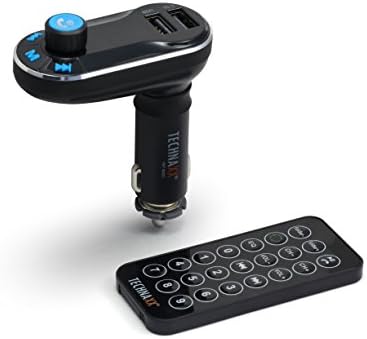 Technaxx FM transmitter + MP3 player + Bluetooth, LCD display (FMT600BT), black