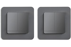 FEZF FEZ 2 PCS lichtschalter wandschutzfolie wandschutz Abdeckung Steckdose lichtschalter Schutz Wand steckdosen schutzabdeckung für steckdosen steckdosenabdeckungen schwarz wandschutzfolie für tapete