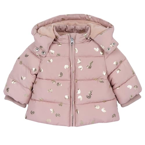 Giubbotto Bimba 0-24 con Cappuccio e Pratica Chiusura a Zip FW25 253_5