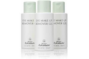Doctor Eckstein Eye Make up Remover Gel – Sanfter Augen-Make-up Entferner mit Panthenol, Vitamin A & E | Ohne Parfüm, Alkohol & Farbstoffe | Für empfindliche Augen - 3 Flaschen je 150 ml
