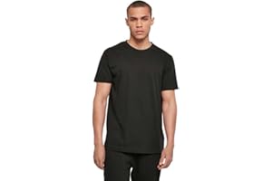 Build Your Brand Herren T-Shirt Basic Round Neck, Basic Männer T-Shirt mit Rundhalsausschnitt, Baumwolle, Regular Fit, Größen XS - 5XL