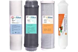 AQUA LOTUS Lot de 3 ans de filtres 2, osmose inverse, filtre à eau osmose inverse, 21 filtres de rechange
