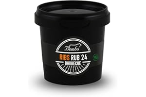 BEMBO QUALITÀ D'AUTORE BEMBO RUB PER COSTINE DI MAIALE 100 g - Mix di Spezie per Barbecue - Condimento per Costine di Maiale - Made in Italy