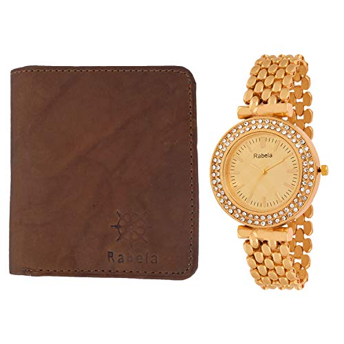 Rabela Girls Watches and Wallet Combo Pack RWG-1003