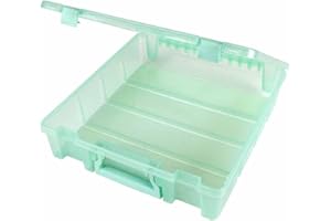 ArtBin 6955RJ Super Satchel Box mit 1 Fach, Kunst- und Bastelorganizer, 1 Stück, durchscheinendes Minzgrün