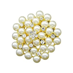 Brooch Pin,Ouneed® Crystal Pearl Brooch Pin for Wedding Party Costume Jewelry Gift (Gold) Brooch Pin,Ouneed® Crystal Pearl Brooch Pin for Wedding Party Costume Jewelry Gift (Gold)