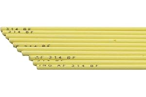 SONDERLOTE Silver Solder Rods 55% Boric Acid Free Flux Coated AT: 650 °C, Dimensions 1.5 x 500 mm Pack of 10