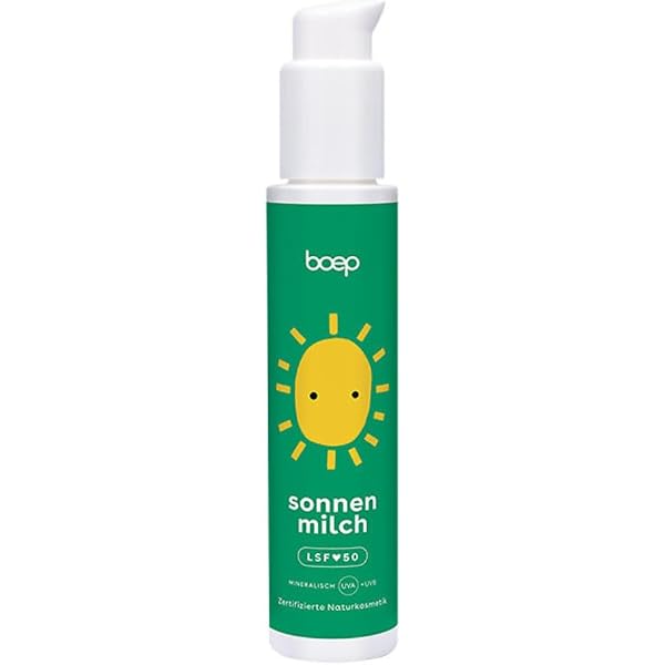 Naïf Mineralische Sonnencreme LSF 50 Für Baby & Kind - Sofortiger UVA/UVB Schutz, Wasserfest & Hautfreundlich