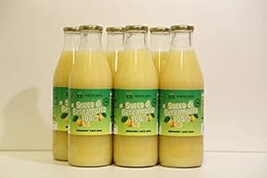 ESSENZE BOVA 1997 Succo di Bergamotto puro al 100% (una confezione da 6 bottiglie da 1 litro)