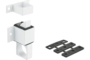 Chiavistello di chiusura per infisso finestra, gancio a molla, bianco - THIRARD