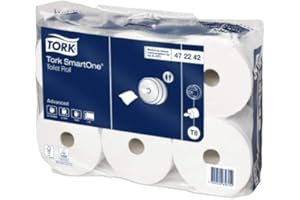Tork SmartOne® - Rotolo di carta igienica T8-207 m, rif. 472242, confezione da 6