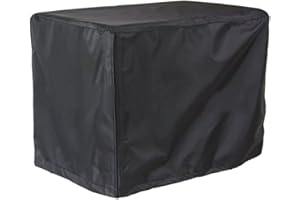 SEIWEI Copertura universale impermeabile, antipolvere, resistente ai raggi UV, per generatore 66 x 51 x 51 cm, rettangolare, resistente, per esterni, colore nero