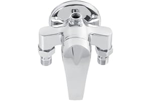 GAROSA G1/2" Hot Cold Water Mixing Valve, 3-Way Thermostatic Shower Diverter Valve Male Thread Bathroom Valve Shower Faucet and Control Switch Basin Spray Gun Wall Mounted Shower Mixer Valve