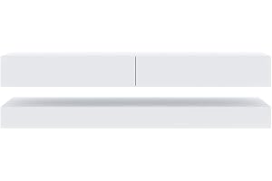 Selsey 5903025500461 Wohnzimmerschränke 140 cm Weiß Matt / Weiß Hochglanz