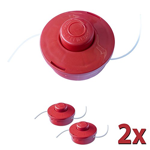 nemaxx2x FS2 Line Spool Two-string Nylon Garden Trimmer Strimmer Substitute Reel for Petrol Grass Trimmer - red