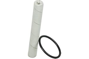 ALMENCLA Exquisito Palo De Mazo De Gamuza Con Anillo De Goma Para Accesorios De Cuenco De Cristal De Cuarzo De 8 Pulgadas-12 Pulgadas