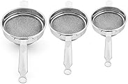Kuber Industries Stainless Steel Double Mesh Tea Strainer Chalni