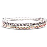 Made by Nami Boho Surfer-Armband 2-er Set Damen & Herren - Handmade Strand Festival Accessoires - Wasserfest & Verstellbar - 