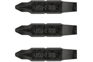 Leatherman #1-#2 Phillips & Puntas de Destornillador Plano 4,76 mm - Para Multiherramientas con Porta-Puntas Intercambiable