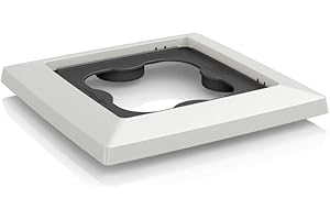 Lechuza – Support à roulettes d’Extérieur et d'Intérieur – Pour modèle Cubico Color/Cottage/Premium – Coloris Blanc – 32 x 32 x 4,5 cm