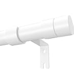 Niffgaff Gardinenstangenhalter Selbstklebend - Ohne Bohren Für 19-28mm Stangen