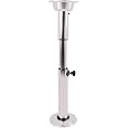 Pied De Table Amovible Et Pivotant 360° - Support Réglable En Hauteur Pour Camping-car, Van, Bateau (charge Max 50 Kg)
