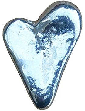 Glücksbringer - Ich Liebe Dich - Herz aus Zinn (Pewter) von Hand Gegossen