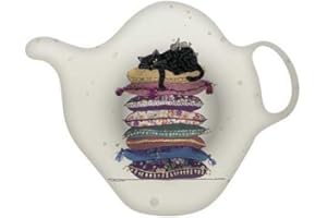 Kiub – RST01A02 – Contenitore per bustine di tè, motivo: gatto fannullone