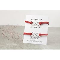 Armband Set - Freundschaft, Unendlich, Farbe: Silber