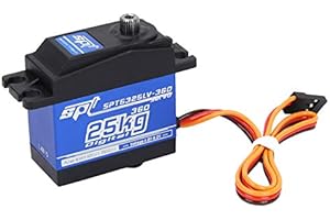 TBEST T best Digital Servo, 1500μs/ 330hz 360 Continuous Rotation SPT5525LV-360 25KG Digital Servo for RC Car Robot Model Toy