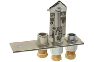 ALPENINOX BRUCIATORE PILOTA POLIDORO 3 FIAMME MOKA POT ACCIAIO INOSSIDABILE