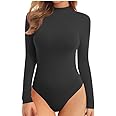 BODYWEAR LTD Ladies Turtle Neck Bodysuit Ladies Long Sleeve Stretch Leotard Top