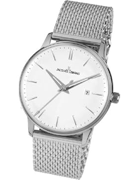 Jacques Lemans Herren-Armbanduhr XL Nostalgie Analog Quarz Edelstahl N-213C