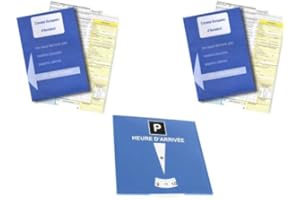 Equilibre et Aventure Kit Auto pour la Boite à Gants : 2 constats d'accident + 1 Disque de stationnement