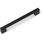 K&ouml;pr&uuml; Al&uuml;minyum Metal L&uuml;ks Modern Mobilya &Ccedil;ekmece Mutfak Dolabı Kulpu Siyah (1, 160mm-192mm)