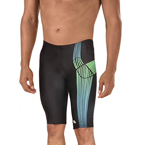 KD VX Swimwear Jammer Mens Super Stretchable Slim Fit Nylon Spandex Swimsuit Chlorine Salt Water Resistance Durable