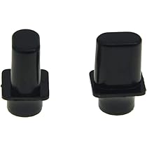 KAISH Pack of 2 White Barrel Switch Tip 3-Way or 4 Way Pickup Selector Switch Buttons for USA Tele/Telecaster