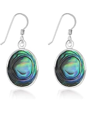 Tuscany Silver Ohrhänger Sterling Silber Oval Muschel