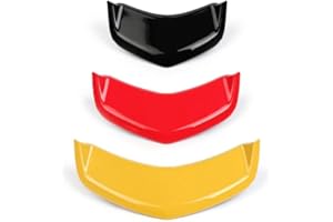 MOTO NOSTRA Kaskadeneinsatz Set schwarz rot gelb kompatibel mit Vespa GTS Super Sport 125-300, IGET, Touring, HPE, ABS