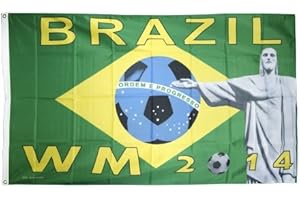 Digni® Drapeau CDM 2014 Brésil Brazil - 90 x 150 cm