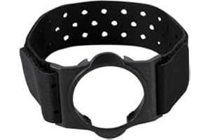 Rich Green Valley Heart Rate Monitor Arm Strap Compatible with MYZONE MZ Switch Replacement Armband Strap Black