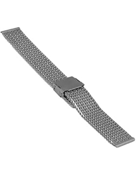 Uhrenarmband, Edelstahl, Milanai