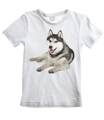 Tribal T-ShirtsSiberian Husky Dog Kid's - Children's T-Shirt (Ages 3 to 12)