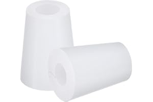 sourcing map 2 Stücke Silikonkautschuk Silikonstopfen 15mm bis 20mm mit Loch Sandstrahlen