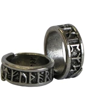Massiver Wikinger Runen-Ring, Größe einstellbar