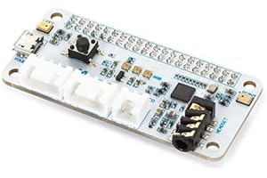 Whadda ReSpeaker 2-Mics Pi HAT für Raspberry Pi®, KI, Sprachanwendungen, kompatibel mit Alexa, Google Assistant