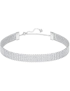Swarovski Fit Halsband, weiss, palladiniert