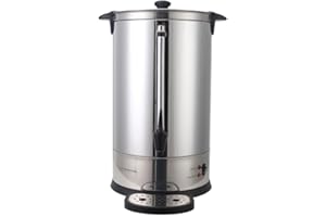 DYNASTEEL Percolateur Professionnel à Café 14 L avec Filtre Permanent - 100 Tasses