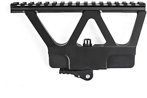 QIRUIMY Riser Scope Mount Installation Tactique de la Gamme de Rails latéraux de Picatinib, AK47 AK74 démontage Rapide de Picatinib de 20 mm Side Rail Scope Mount